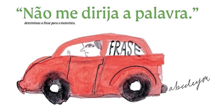Ilustração de Alejandro Magallanes para o livro 'Diálogos ambíguos', de Felipe Taborda — Foto: Divulgação