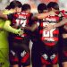 Danilo e o time do Flamengo em Lima — Foto: Divulgação Flamengo