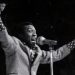 Jimmy Cliff no Festival Internacional da Canção (FIC) em 1968, no Maracanãzinho, no Rio — Foto: Arquivo/Agência O GLOBO