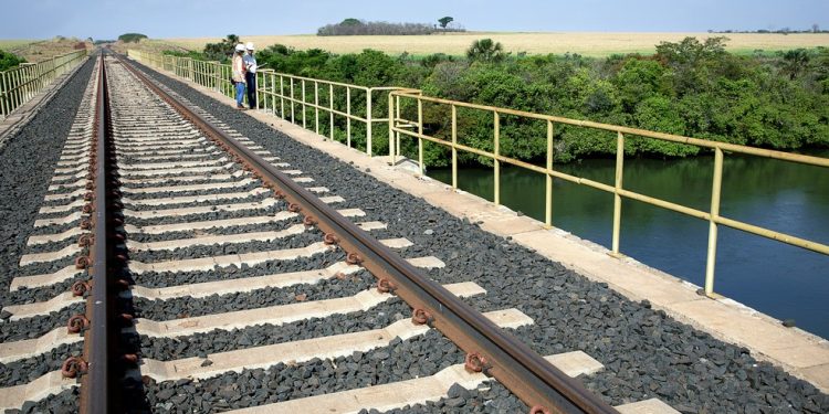 Ferrogrão: projeto ferroviário que pretende ligar Sinop (MT) a Miritituba (PA), ampliando o escoamento de grãos pelo Rio Tapajós — Foto: Tina Coêlho/Terra Imagem