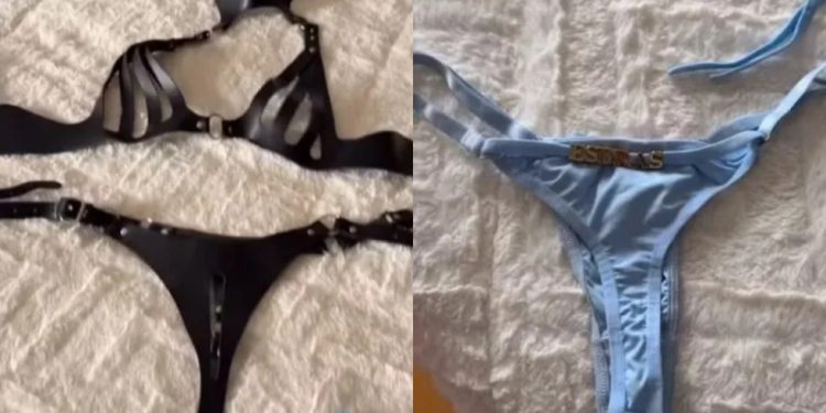Gretchen mostrou lingerie personalizada de Esdras para esquentar o casamento — Foto: Reprodução Instagram