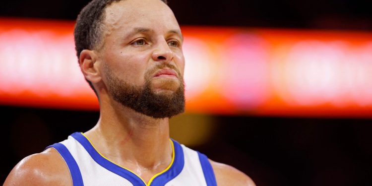Stephen Curry acha improvável sua participação nos Jogos Olímpicos de Los Angeles-2028 — Foto: Mike Ehrmann/Getty Images/AFP