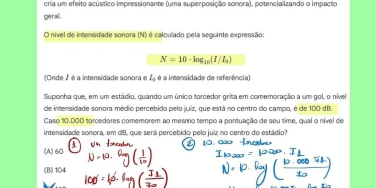 Questão de Edcley — Foto: Reprodução