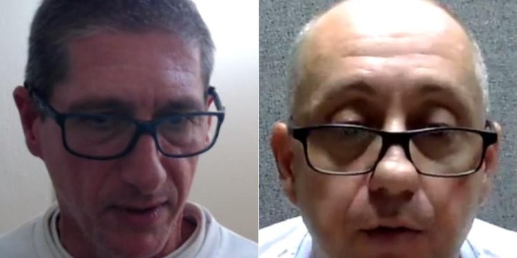 Os assassinos confessos da vereadora Marielle e Anderson, os ex-policiais militares Ronnie Lessa e Élcio de Queiroz — Foto: Reprodução