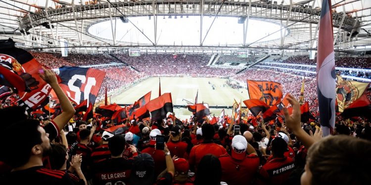 Maracanã durante Flamengo e Palmeiras no Brasileirão de 2025 — Foto: MARIANA SÁ/FLAMENGO