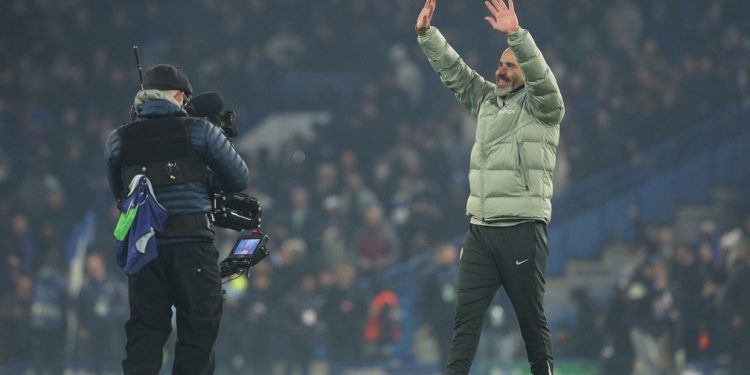 Enzo Maresca, técnico do Chelsea — Foto: Adrian Dennis / AFP