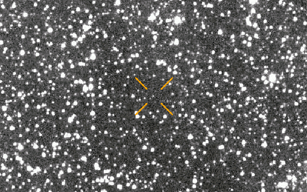 Esta animação mostra as observações do cometa 3I/ATLAS quando foi descoberto em 1º de julho de 2025. O telescópio de pesquisa ATLAS, financiado pela NASA e localizado no Chile, foi o primeiro a relatar que o cometa se originou no espaço interestelar — Foto: ATLAS/Universidade do Havaí/NASA