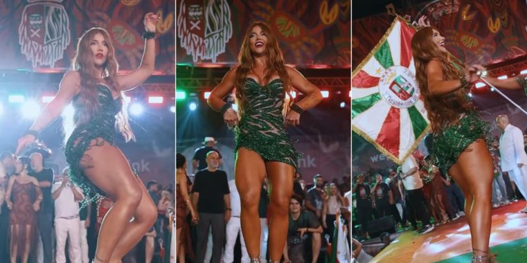 Virginia Fonseca assume coroa de rainha da bateria da Grande Rio — Foto: Reprodução