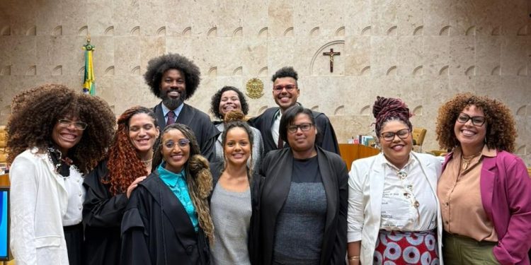 Advogados do IDPN e Coalizão Negras por direitos — Foto: divulgação