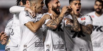 Última vitória do Santos, quando ganhou do Corinthians por 3 a 1 — Foto: Fotos: Raul Baretta/ Santos FC