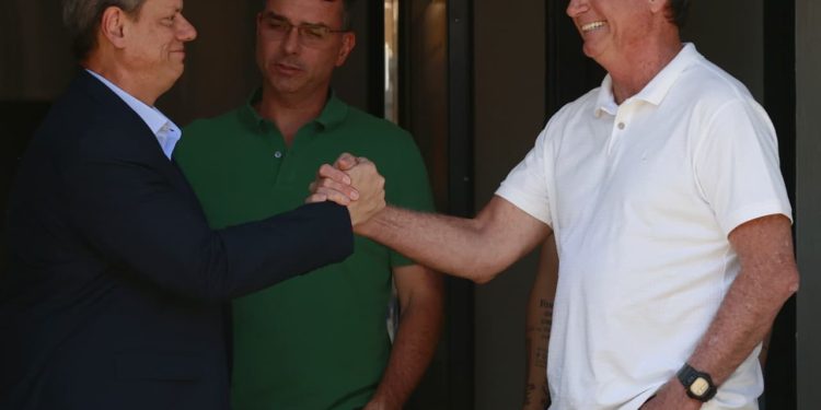 Tarcísio se move em favor de Bolsonaro no STF