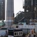 Acidente teria ocorrido durante os preparativos para a demolição da usina termelétrica, atualmente fora de operação — Foto: Ulsan Fire Department/AFP