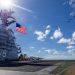 Porta-aviões USS Gerald R. Ford, os maiores do mundo, chegam ao Caribe, em meio à mobilização de tropas americanas na região — Foto: Reprodução / Comando Sul dos EUA