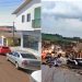 Antes e depois mostra impacto do tornado na cidade — Foto: Google Street View e reprodução