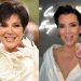 Kris Jenner antes e depois do lifting facial profundo, exibindo o brilho natural e o efeito rejuvenescedor — Foto: Getty Images/@krisjenner