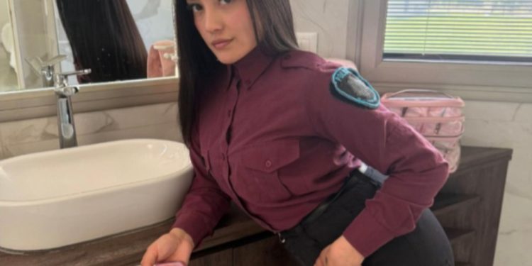 Nicole V. declarou que estava em licença médica para tratamento de violência doméstica — Foto: Reprodução/Redes sociais