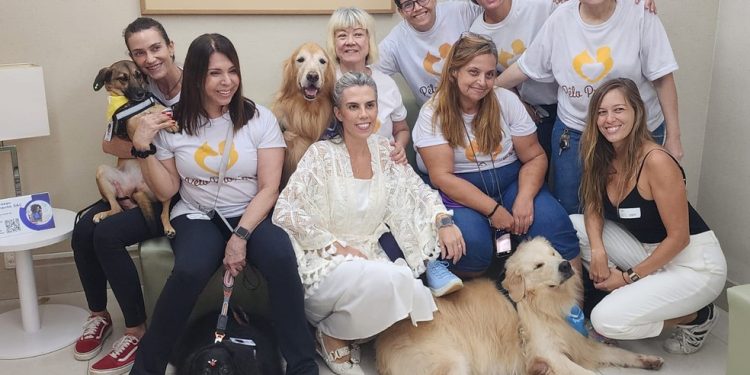 Voluntários da ONG Pêlo Próximo; projeto comemora 15 anos de atuação em evento hoje, na Tijuca, que inclui a venda de calendário e o lançamento de um documentário — Foto: Divulgação