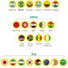 Copa do Mundo de 2026 tem 34 de 48 seleções classificadas — Foto: Editoria de Arte