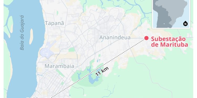 Local da instalação — Foto: Editoria de arte