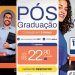 . Banners oferecem transformar cursinhos em pós, feitas em até três meses e por R$ 20 de mensalidade — Foto: Reprodução/Redes sociais