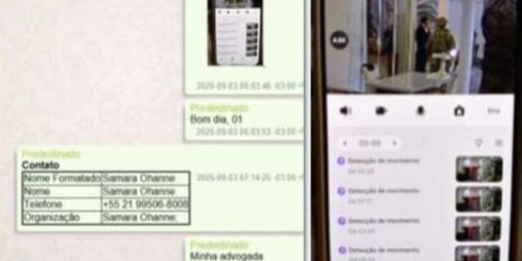 Reprodução das mensagens compartilhadas entre TH Jóias e Bacellar que constam da investigação da PF incluídas na decisão do STF — Foto: Reprodução