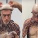 Os bastidores de Jamie Campbell Bower se transformando em Vecna renderam muitas risadas — Foto: Reprodução Instagram (@bowerjamie)