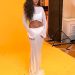 Com look reutilizado, Bella Campos aposta na moda sustentável e chama atenção no ELA Verões — Foto: Divulgação