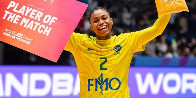 Bruna de Paula é a melhor jogadora da partida pela segunda vez consecutiva — Foto: Reprodução/Instagram
