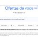 Página inicial do "Ofertas de voos", IA do Google para busca de passagens aéreas — Foto: Reprodução/Google
