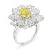 Anel Bulgari de Elizabeth Taylor com diamante amarelo intenso e detalhes em diamantes — Foto: Christie's