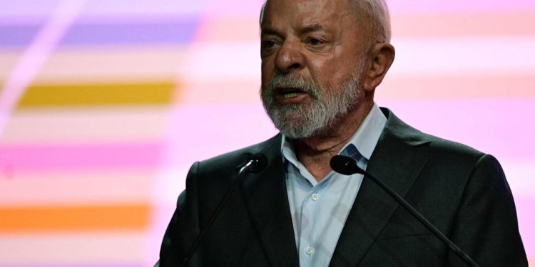 Lula discursa na abertura da COP30 — Foto: Pablo PORCIUNCULA / AFP