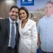 Michelle posta foto com André Fernandes e réplica de papelão de Jair Bolsonaro após crise no PL — Foto: Reprodução/Instagram