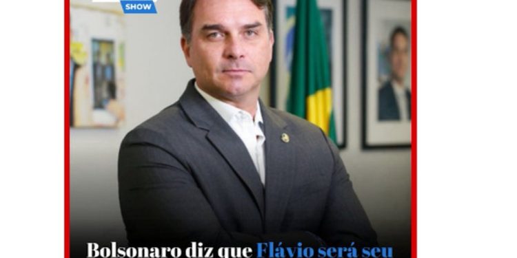 Milei repercute publicação sobre candidatura de Flávio Bolsonaro à Presidência — Foto: Reprodução