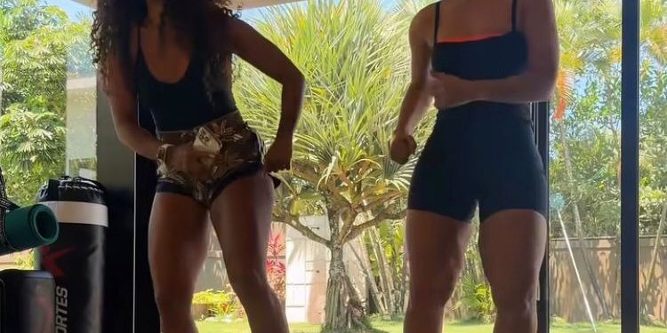 Paolla Oliveira mostra preparação para dança que viralizou nas redes e revela que sonhou em ser coreógrafa: ‘Ainda bem que mudei de profissão’