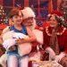 Papai Noel, Mamãe Noel e uma das crianças na Praça Afonso Pena — Foto: Divulgação