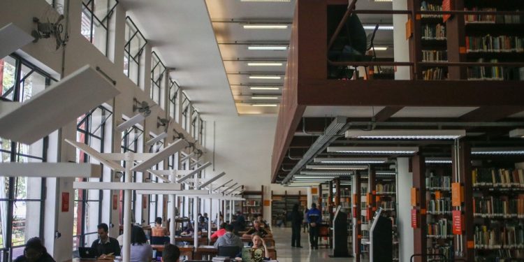 Biblioteca Mario de Andrade, no Centro de São Paulo — Foto: Pedro Kirilos/Agência O Globo