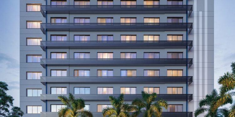 Bueno Studios Lifestyle terá 121 unidades, sendo 112 estúdios de 29 a 39 metros quadrados de área, e nove lojas no térreo — Foto: Divulgação