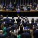 Sessão no Congresso que aprovou derrubada de vetos — Foto: Lula Marques/Agência Brasil