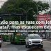 Ônibus vão para as ruas com letreiro de ‘Feliz Natal’, mas esquecem destinos