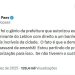Paes critica obra em quiosque no Mirante do Leblon — Foto: Reprodução redes sociais