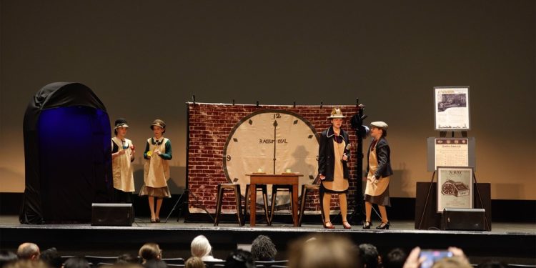 Estudantes nas finais do National History Day na Universidade de Maryland em College Park. — Foto: Jason Andrew/The New York Times