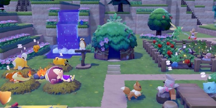 Cena do Pokémon Pokopia, da Nintendo: o jogo se passa em um mundo onde os humanos desapareceram e os Pokémon se refugiam em seus respectivos habitats — Foto: Divulgação/ Nintendo via The New York Times