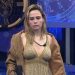 Ana Paula não gostou do vestido e da jaqueta enviados pela produção do 'BBB 26' — Foto: Reprodução/TV Globo