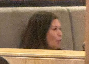 A primeira-dama do Rio em área VIP do Galeão — Foto: Reprodução