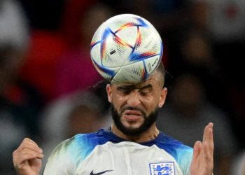 O zagueiro Kyle Walker, da Inglaterra — Foto: Nicolas Tucat/AFP