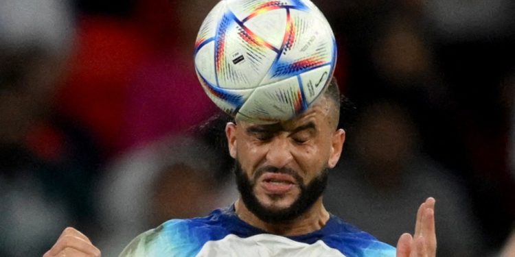 O zagueiro Kyle Walker, da Inglaterra — Foto: Nicolas Tucat/AFP