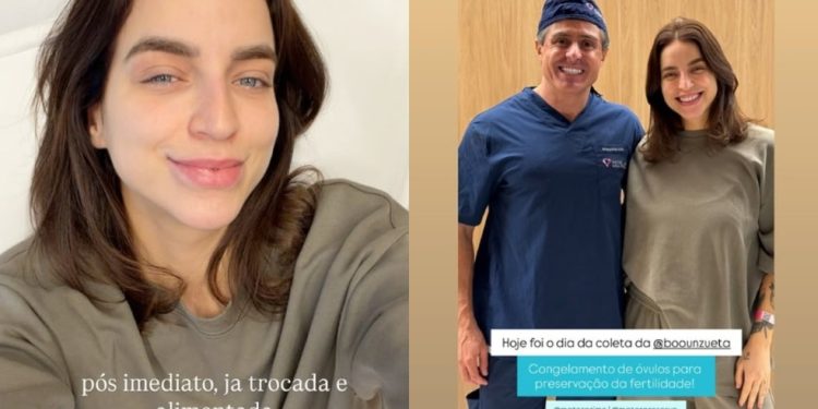 Bruna Unzueta fez congelamento de óvulos e chamou atenção para planejamento reprodutivo — Foto: Reprodução Instagram