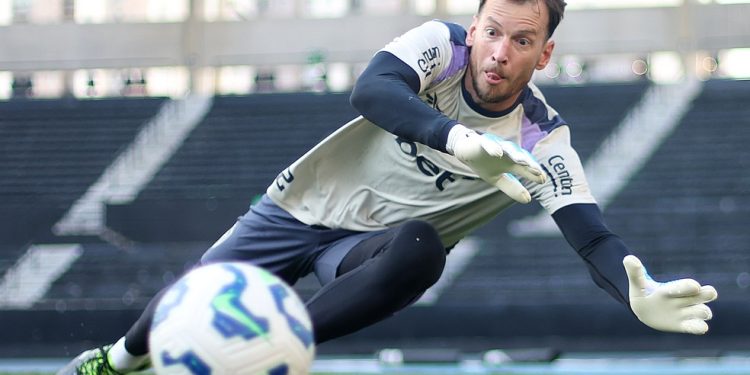 Neto, goleiro do Botafogo — Foto: Vítor Silva