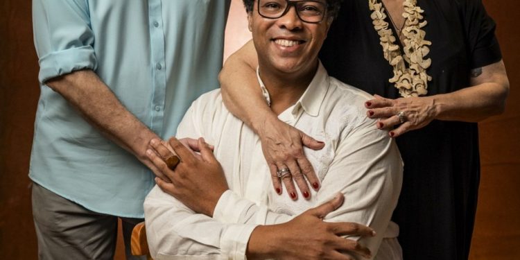 Júlio Fischer, Elísio Lopes Júnior e Duca Rachid — Foto: Fabio Rocha/TVGlobo