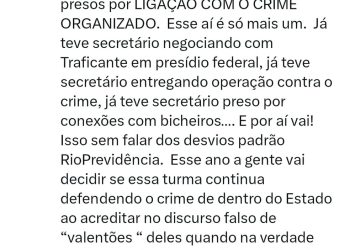Publicação de Eduardo Paes nas redes — Foto: Reprodução